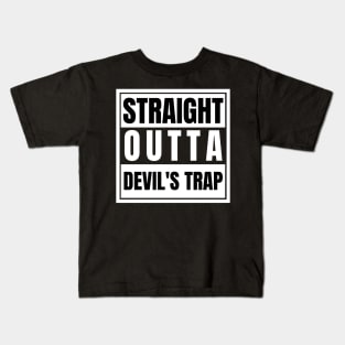 Straight Outta Devil's Tarp Supernatural Crossroad Demon Deal Hellhounds Kids T-Shirt